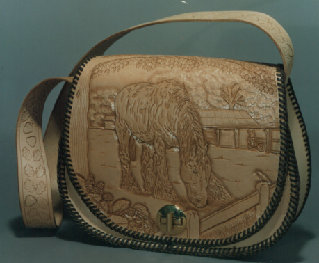 Decorative Leather Bag - Shirehorse